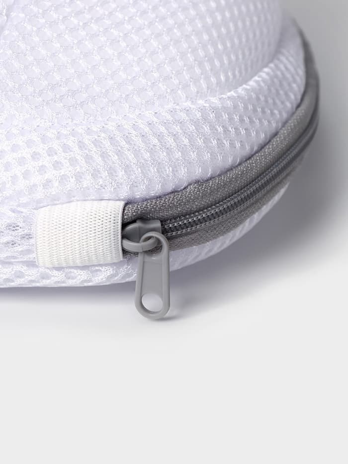 Мешок для стирки бюстгальтеров Доляна, 30×19 см, крупная сетка, цвет серый