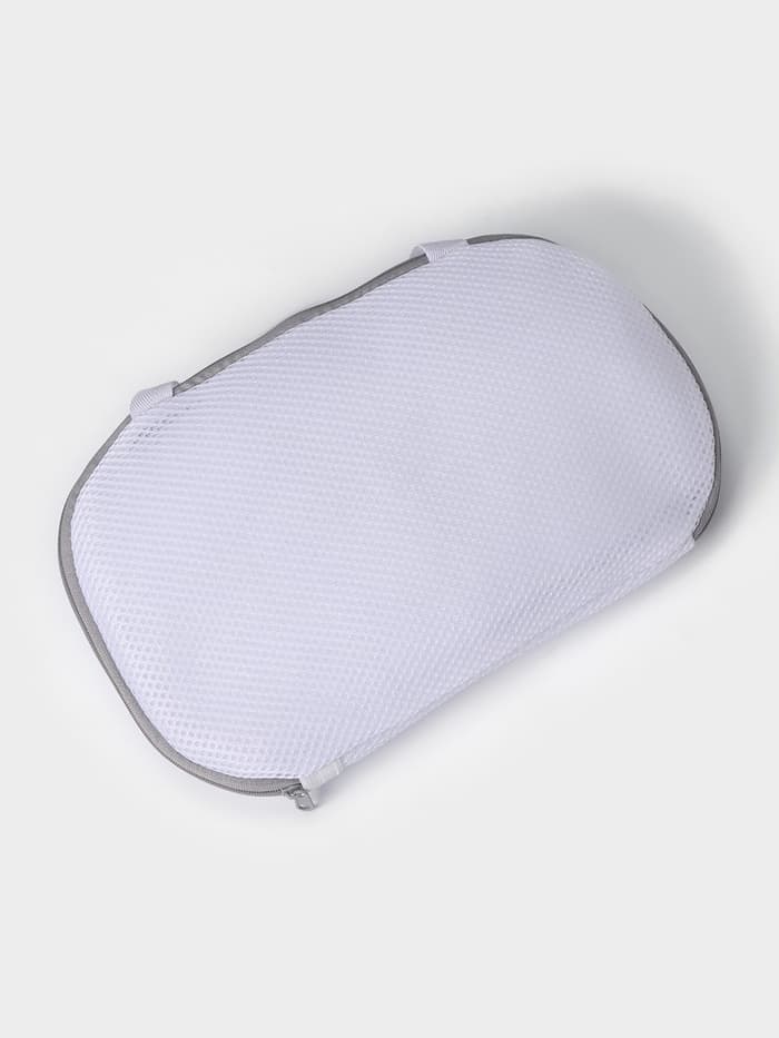 Мешок для стирки бюстгальтеров Доляна, 30×19 см, крупная сетка, цвет серый