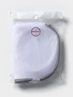 Мешок для стирки бюстгальтеров Доляна, 30×19 см, крупная сетка, цвет серый