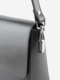 Ручка для сумки, с карабинами, 60×2 см, чёрная