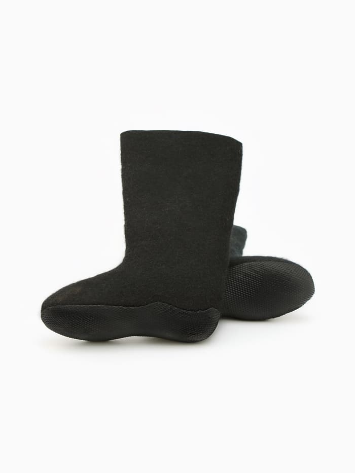 Валенки женские, цвет чёрный, размер 37 (25 см)