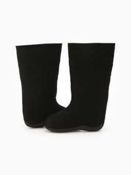 Валенки женские, цвет чёрный, размер 37 (25 см)