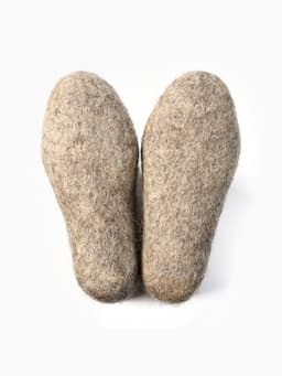 Валенки детские, размер 28 (16 см), бежевые