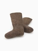 Валенки мужские, размер 44 (32), коричневые