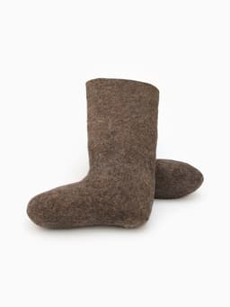 Валенки мужские, размер 44 (32), коричневые