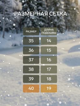 Валенки женские, цвет натуральный, размер 40 (28)
