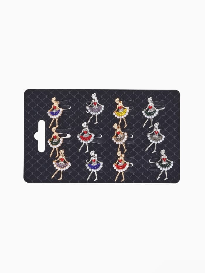 Брошь «Балеринка» мини, МИКС