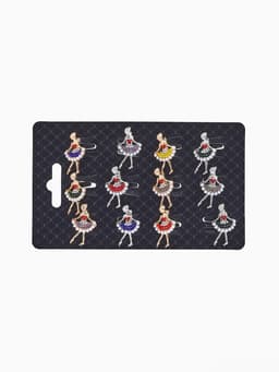 Брошь «Балеринка» мини, МИКС