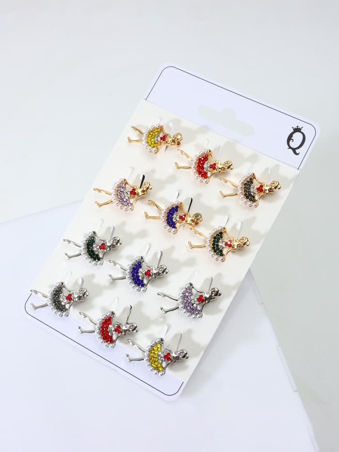 Брошь «Балеринка» мини, МИКС