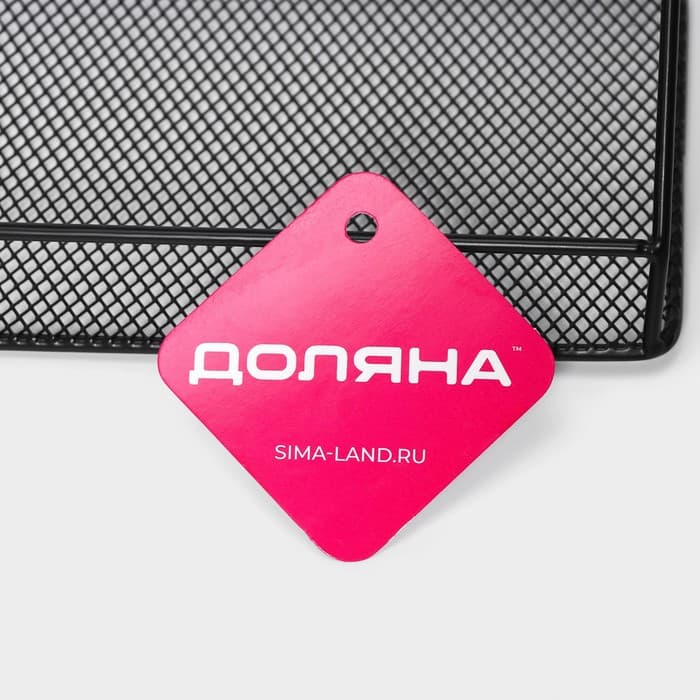 Полка для кухни Доляна «Лофт», 35×12×15.5 см, чёрная