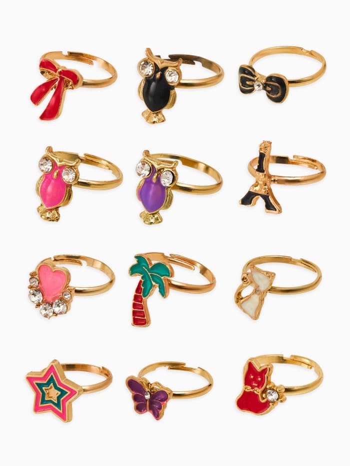 Кольцо Выбражулька «Воображение», фасовка 100 шт., форма МИКС, МИКС