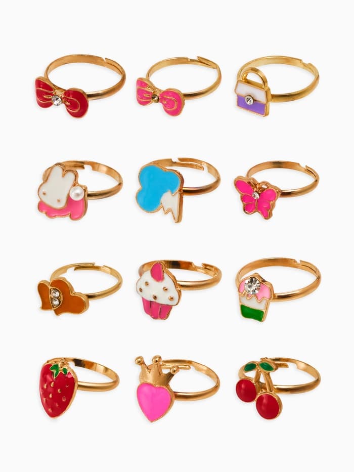 Кольцо Выбражулька «Воображение», фасовка 100 шт., форма МИКС, МИКС