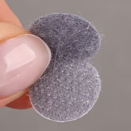 Липучка на клеевой основе «Круг», набор 55 шт., размер 1 шт.: 1.5×1.5 см, цвет серый