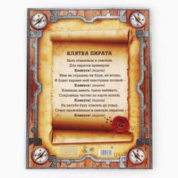 Маски карнавальные «Полундра! Пираты», 5 шт., 23×29 см