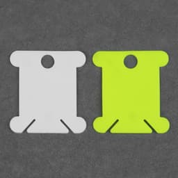 Набор шпулек для ниток мулине, на кольце, d=3.5 см, 3.5×3.8 см, 10 шт., МИКС