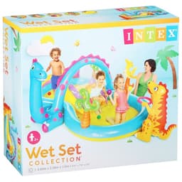 Игровой центр «Динозавр», с распылителем, 302×229×112 см, от 2 лет, 57135NP INTEX