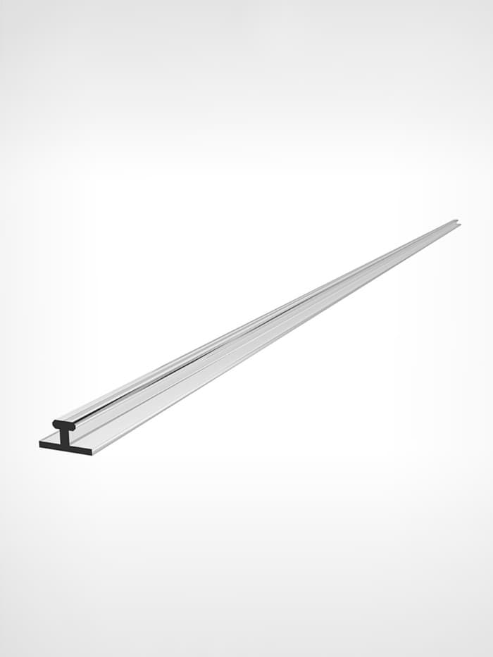 Т-профиль пластиковый для крепления разделителей на полке, 1000×10×10 мм, прозрачный