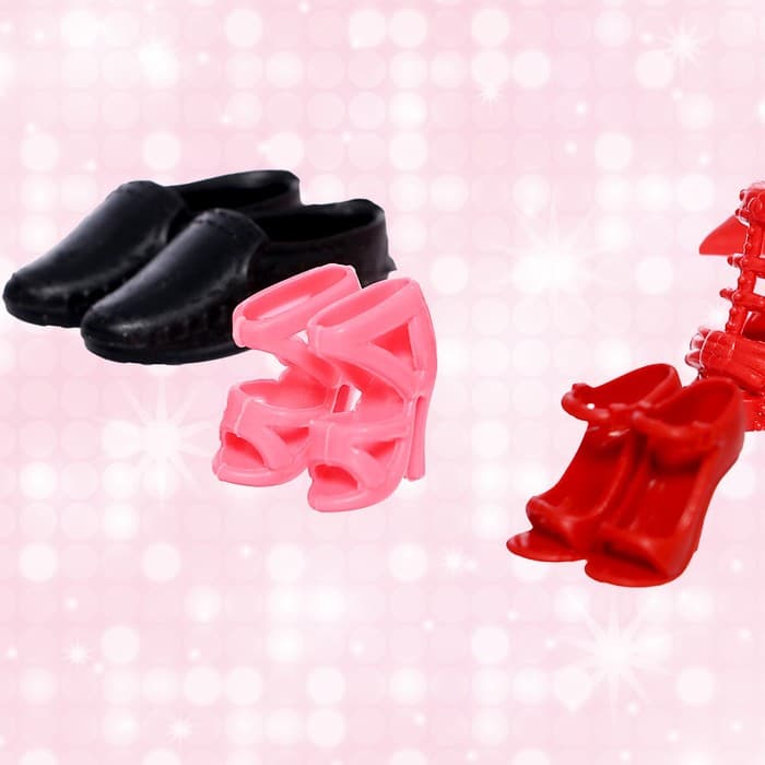 Обувь для кукол, набор 12 пар, МИКС