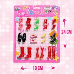 Обувь для кукол, набор 12 пар, МИКС