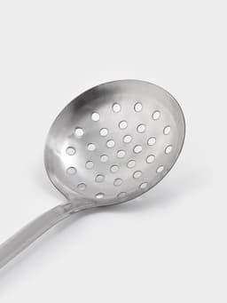 Шумовка Доляна «Соната», h=34 см, нержавеющая сталь, цвет серебряный