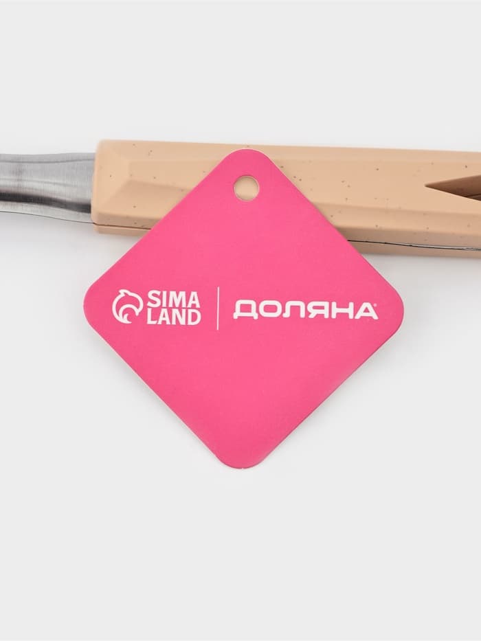 Шумовка Доляна «Соната», h=34 см, нержавеющая сталь, цвет серебряный