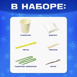 Выращивания кристаллов «Новогодняя елка»