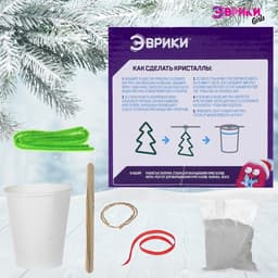 Выращивания кристаллов «Новогодняя елка»