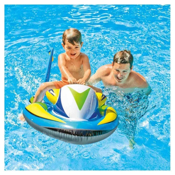 Игрушка надувная для плавания «Скутер» с ручками, 117×77 см, от 3 лет, 57520NP INTEX, цвет МИКС