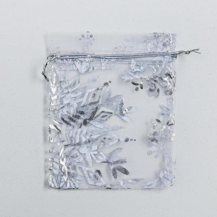 Мешочек подарочный органза «С Новым годом!», 10×12 см ± 1.5 см