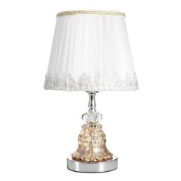 Лампа настольная с подсветкой RGB «Арион» 1×40 Вт Е27 220 В хром 21×21×35 см