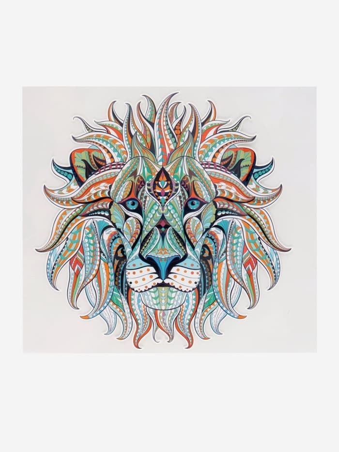 Термонаклейка «Лев», 18.5×18.5 см