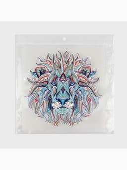 Термонаклейка «Лев», 18.5×18.5 см