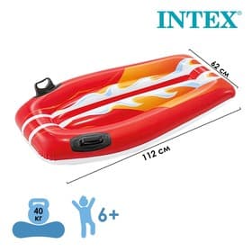 Плотик надувной «Джой Райдер», с ручками, 112×62 см, от 6 лет, цвет МИКС, 58165NP INTEX