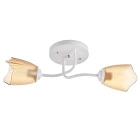 Люстра «1341001/2BR» BayerLux, E27 15 Вт, белый-коричневый