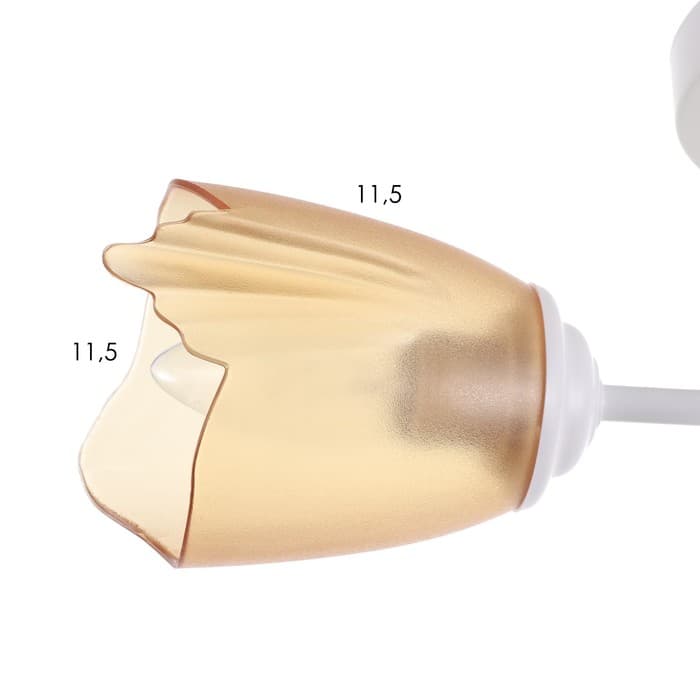 Люстра «1341001/2BR» BayerLux, E27 15 Вт, белый-коричневый