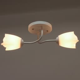 Люстра «1341001/2WT» BayerLux, E27 15 Вт, белый