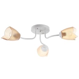 Люстра «1341001/3BR» BayerLux, E27 15 Вт, белый-коричневый