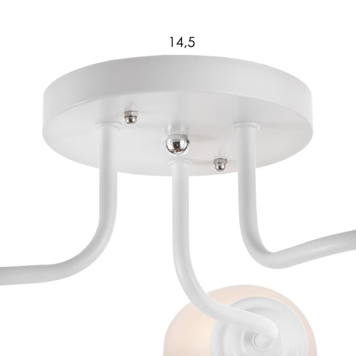 Люстра «1341001/3BR» BayerLux, E27 15 Вт, белый-коричневый