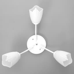 Люстра «Оникс» BayerLux 3×15 Вт E27, белый, 50×50×15 см