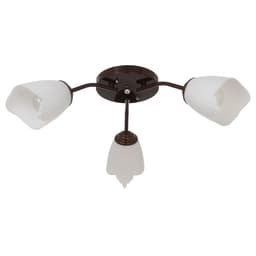 Люстра «Оникс» BayerLux 3×15 Вт E27, коричневый, 50×50×15 см
