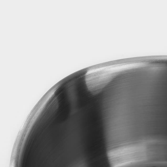 Ковш Катунь «Общепит», 1 л, d=14 см, h=7 см, капсульное дно, индукция, нержавеющая сталь