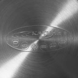 Ковш Катунь «Общепит», 1 л, d=14 см, h=7 см, капсульное дно, индукция, нержавеющая сталь