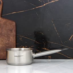 Ковш Катунь «Общепит», 1 л, d=14 см, h=7 см, капсульное дно, индукция, нержавеющая сталь