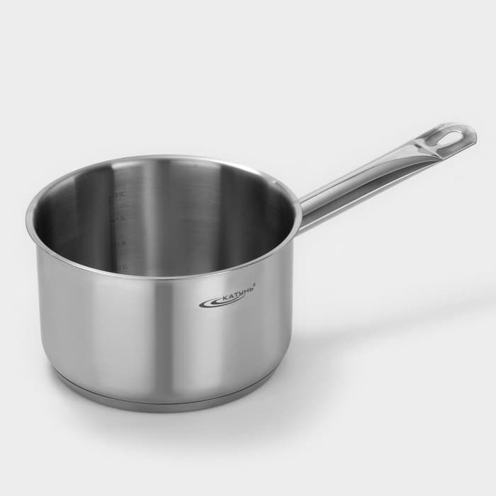 Ковш Катунь «Общепит», 2.6 л, d=18 см, h=11 см, капсульное дно, индукция, нержавеющая сталь