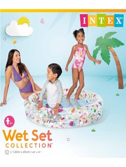 Бассейн надувной INTEX «Фрукты», 122×25 см, от 2 лет, 59421NP