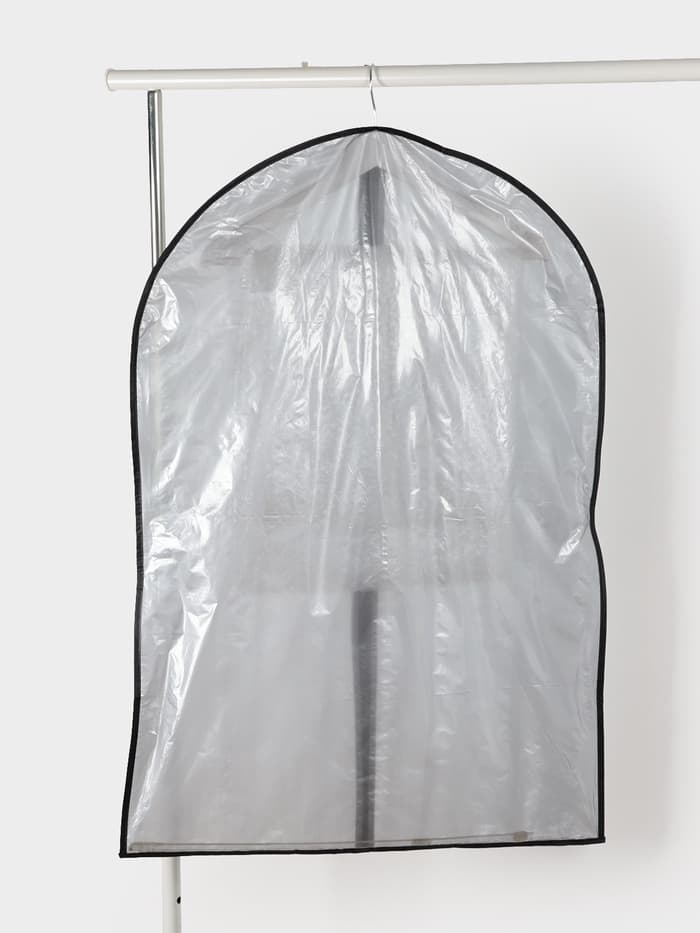 Чехол для одежды Доляна, 60×90 см, серый