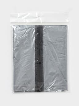 Чехол для одежды Доляна, 60×137 см, прозрачный, серый