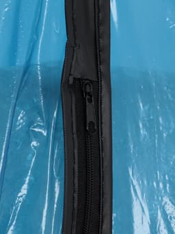 Чехол для одежды Доляна, 60×160 см, цвет синий, прозрачный