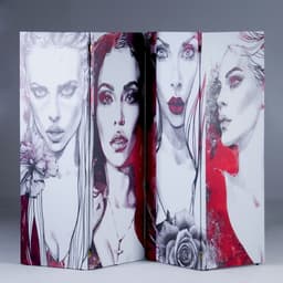 Ширма – перегородка «Дарим Красиво. Роковые девушки», 200×160 см, цвет белый/красивый