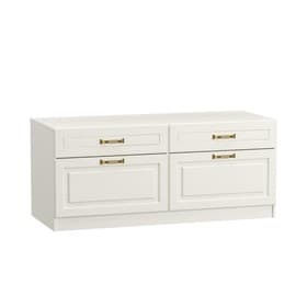 Тумба под ТВ «Ливерпуль», 1400×493×608 мм, цвет белый / ясень ваниль